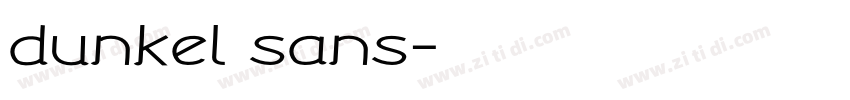 dunkel sans字体转换 dunkel sans字体转换